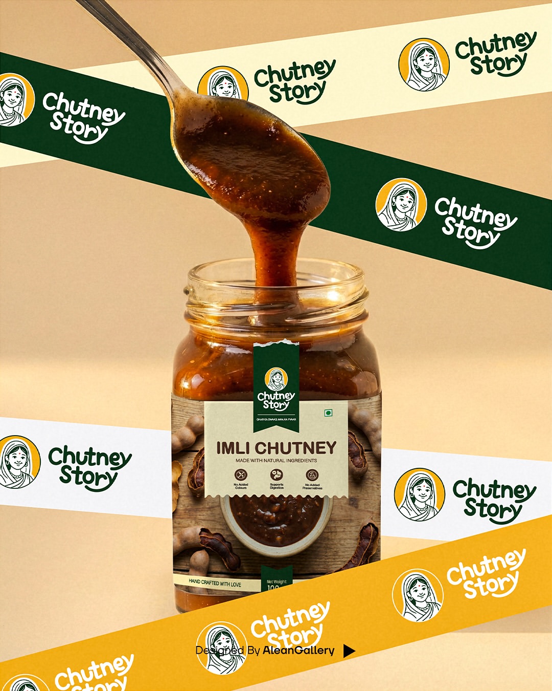 Chutney Story — Branding project by Alean Gallery